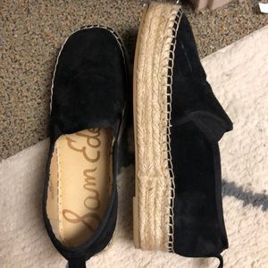 Black Sam Edelman Platform Espadrilles